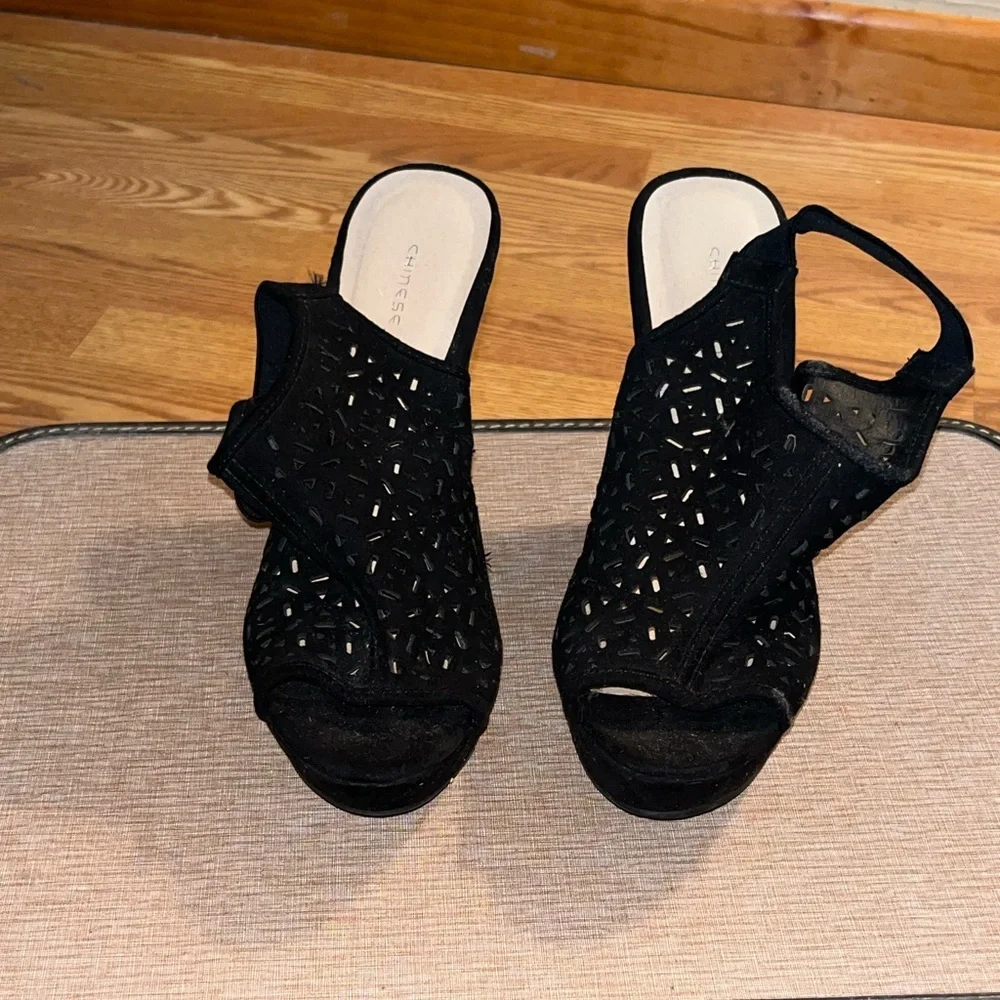 Chinese Laundry platform wedge heels - Picture 2 of 7